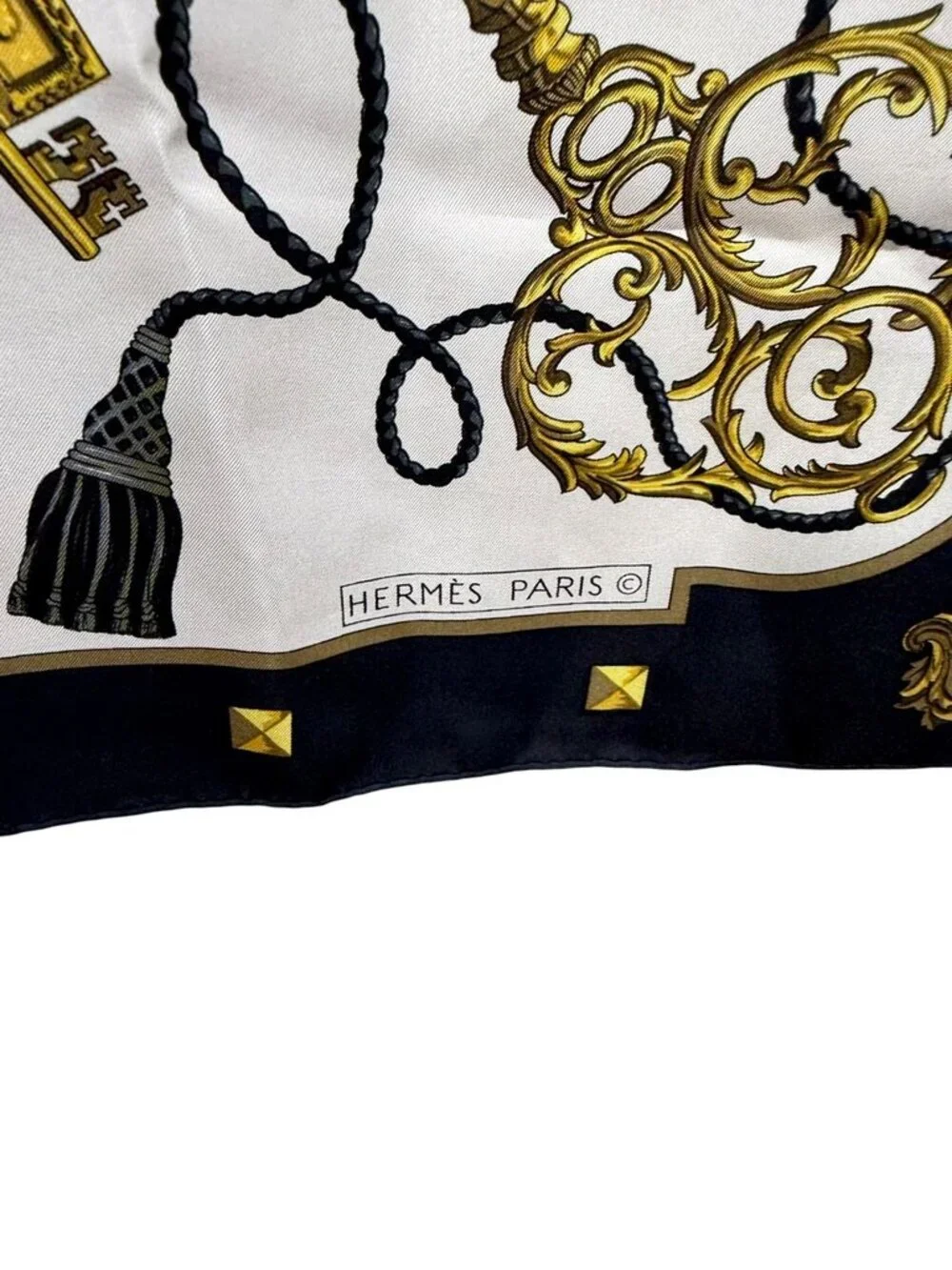 Hermes Silk Scarf Les Cles